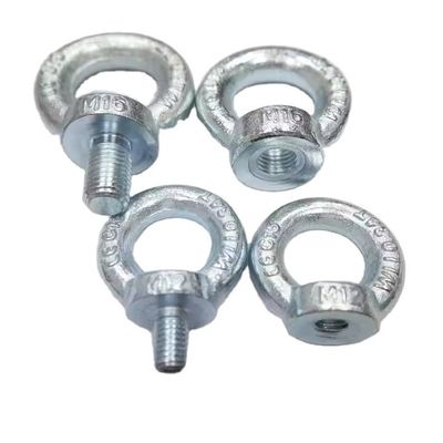 قیمت خوب پیچ چشمی شانه‌ای با مقاومت کششی بالا و روکش روی (ZINC) DIN 580 فولاد کربنی برای بلند کردن اجسام سنگین آنلاین