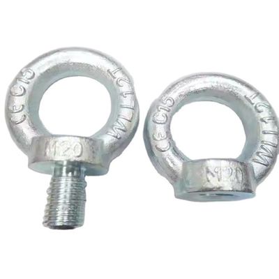 قیمت خوب زنک پایان چشم بولت پیچ چشم M6-M36 حلقه بلند کردن فولاد کربن با DIN580 گالوانیزه آنلاین