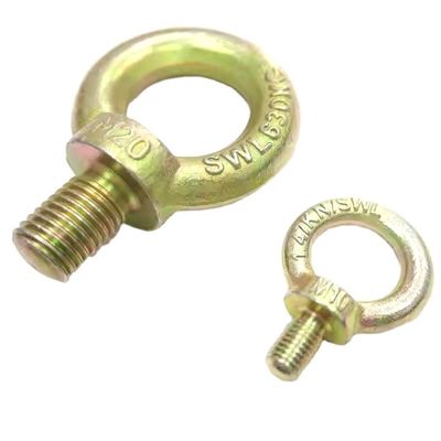 قیمت خوب پیچ چشمی فولادی گالوانیزه M20 با روکش روی برای بلند کردن حلقه ای از جنس فولاد آهنگری شده JIS1168 آنلاین
