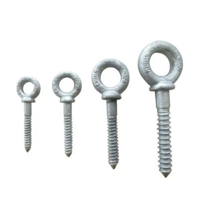 قیمت خوب Hot Dipped Galvanized Forged Carbon Steel G275 Screw Eye Bolts For Heavy Industry آنلاین