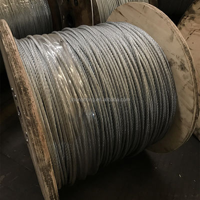 قیمت خوب 3mm 4mm 5mm 6mm کابل فولاد طناب 6x19 FC سیم فولاد گالوانیزه طناب برای تحمل رفع ± 1٪ گواهی ISO9001/ISO14001 آنلاین
