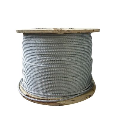قیمت خوب 12mm 6x12 7FC سیم فولادی گالوانیزه برای جرثقیل و تجهیزات بلند کننده تحمل ± 1٪ OEM مقاوم در برابر خوردگی آنلاین