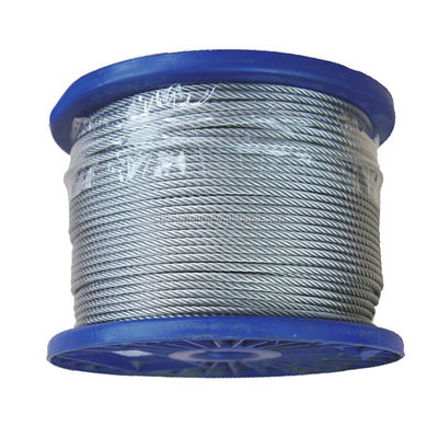 قیمت خوب طناب فولادی ضد زنگ رقابتی 1x7/7x7/7x19 SUS 304 با ساختار هسته فولادی و انواع آنلاین