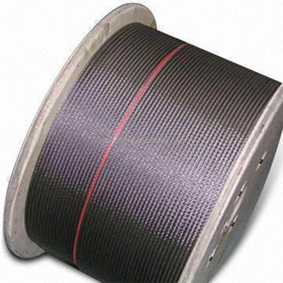 قیمت خوب سیم بکسل فولادی 12 میلی متری 6x19 IWRC سیم بکسل استیل T/S 1570Mpa بسته بندی 1000 متر در قرقره تخته سه لا از پیش شکل داده شده آنلاین