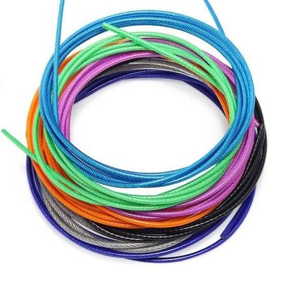 قیمت خوب 1*7/7*7/1*19/7*19 ساختار PVC پوشش داده شده سیم فولاد گالوانیزه برای لباس استاندارد AiSi آنلاین