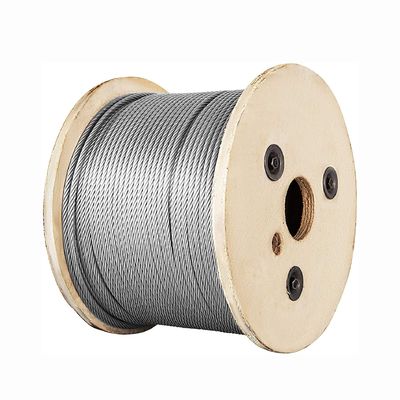 قیمت خوب 1x19 Construction AiSi Standard 316 Stainless Steel Cable 1/8 Inch Steel Wire Rope for Railing Decking آنلاین