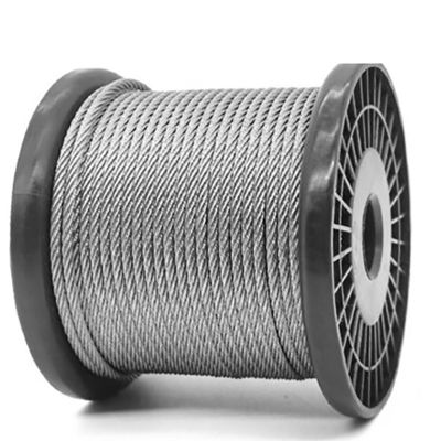قیمت خوب 6x7 IWS Galvanized Steel Wire Rope Cable with Stainless Steel and Sliver Finish in High Demand آنلاین