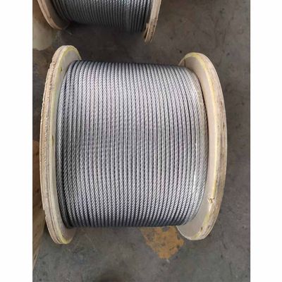 قیمت خوب 6x19S FC 6mm سیم فولادی گالوانیزه برای استفاده در بلند کردن و کشیدن آنلاین