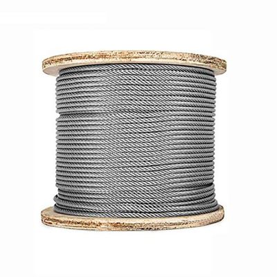 قیمت خوب سیم بکسل فولادی گالوانیزه گرم 6x36 IWRC RHOL 1960 MPA برای جرثقیل بالابر ساخت و ساز تحمل سایر آنلاین