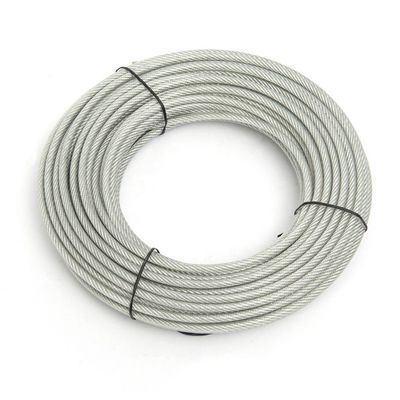 قیمت خوب طناب فولادی گالوانیزه PVC روکش دار 7x7 برای بند رخت با استحکام کششی 1370-2160 مگاپاسکال فولاد سردکاری ویژه آنلاین