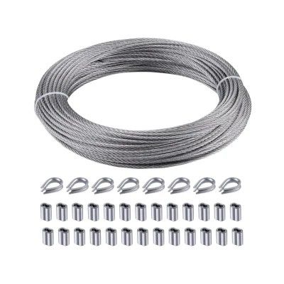 قیمت خوب بریدن DIY تعلیق در فضای باز 1.5 میلی متر 7x7 رشته هسته کابل سیم فولادی ضد زنگ برای خدمات پردازش آلیاژ آنلاین