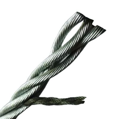 قیمت خوب فولاد ضد زنگ 316 سیم طناب 1/8'' 500ft 1x19 رشته های هسته 2100 پوند مقاومت شکستن برای چوکات و طبقه درجه 316 آنلاین