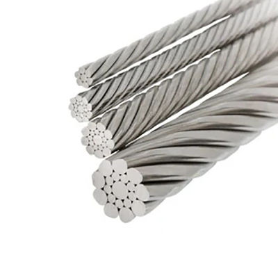 قیمت خوب کشش بالا 8X19W Iwrc گالوانیزه پنبه هسته رشته های فیبر هسته سفید روی سیم فولاد بهار برای ساخت و ساز ساختمان آنلاین