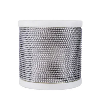 قیمت خوب High Strength Non-Alloy Stainless Steel Wire Rope 8mm 9mm 10mm 6X12 7FC 6X24 FC 6X19 FC 6X37 FC for Winch آنلاین