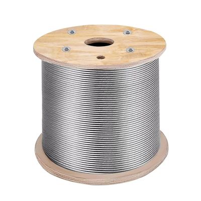 قیمت خوب طناب فولادی روکش‌دار PVC ساختمانی 7*7 برای کاربردهای سنگین قطر 0.36 متر تا 16 میلی‌متر آنلاین