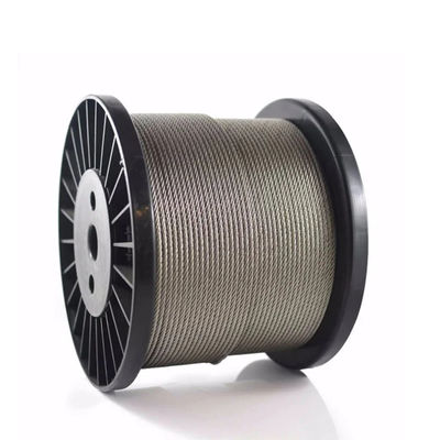 قیمت خوب 6mm 6x19 Fc 304 7x19 IWRC 10mm 12mm سیم فولادی غیر گالوانیزه آنلاین