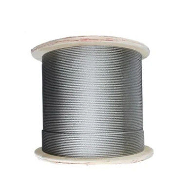 قیمت خوب فولاد ضد زنگ گرید 304 316 6X19 PP طناب فولادی 15 میلی متری با هسته ارگانیک GOST 2688-80 آنلاین
