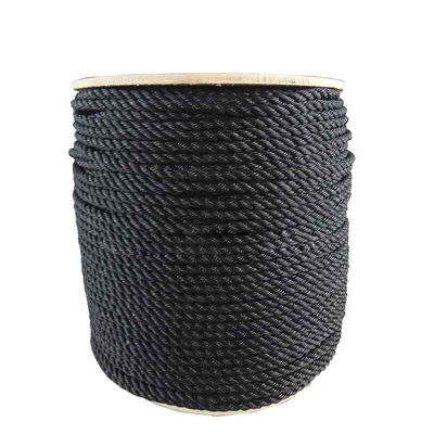 قیمت خوب طناب PE سه رشته ای 14 میلی متر برای گلخانه های کشاورزی رنگ سیاه پلی اتیلن PP/PE استاندارد مواد AiSi خدمات پردازش دیگر آنلاین