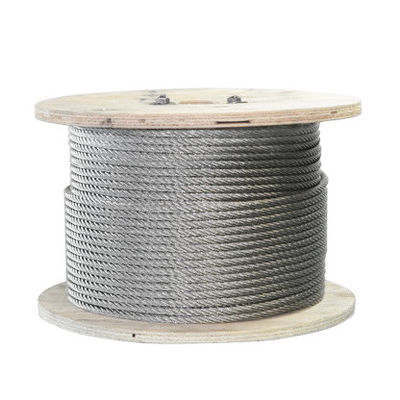 قیمت خوب طناب فولادی ضد زنگ گالوانیزه شده 8X19s آسانسور مناسب برای پردازش های دیگر آنلاین