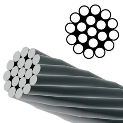 قیمت خوب 600FT T316 کابل فولاد ضد زنگ 1/8 اینچ قطر دکوراسیون باغ 7 x 7 رشته های ساختمان سیم سیم با برش آنلاین
