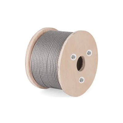 قیمت خوب محتوای Si % 1.0 AISI304 AISI316 7x19 کابل فولادی طناب های کابل Inox 2mm تا 12mm Ss304 Ss316 دریایی فولاد ضد زنگ سیم آنلاین