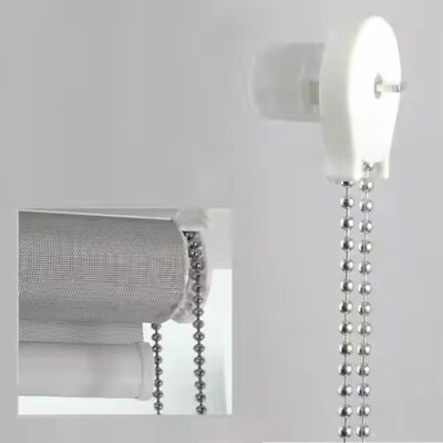 قیمت خوب اجزای پرده کرکره ای عمده فروشی 4.5*6 میلی متر زنجیر مهره ای فلزی برای پرده آنلاین