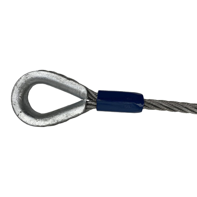 قیمت خوب Factory Price Tower Crane Wire Rope Sling 1770 Galvanized Carbon Steel Iwrc Wire Rope Sling 6*37 Sling آنلاین