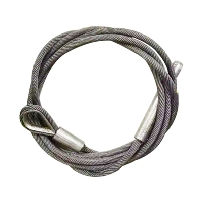 قیمت خوب 6X36WS-IWRC Core GSWR Galvanized Steel Wire Rope Lifting Sling with Thimble on Both Ends آنلاین