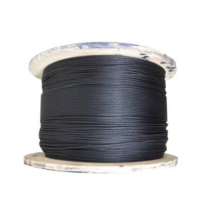 قیمت خوب طناب فولاد گالوانیزه سیاه شده 7x7 و 7x19 ساختاری با قطر 1/4 اینچی برای صحنه و فیلم آنلاین