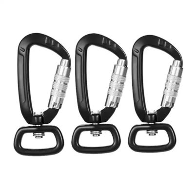 قیمت خوب Polished Finish Heavy Industry 4KN Spring Carabiner Hook for Dog Leash Hiking Camping آنلاین