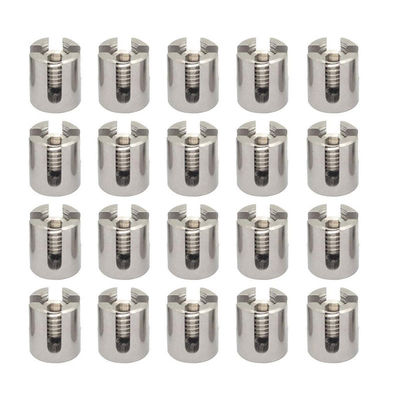 قیمت خوب فناوری ریخته گری فولاد ضد زنگ گیره های متقاطع طناب سیم قابل تنظیم برای بست های کابل آنلاین