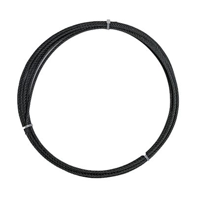 قیمت خوب جرثقیل 7x7 1/8 اینچ AISI316 کابل هواپیمای فولادی ضد زنگ اکسید سیاه برای نرده عرشه آنلاین