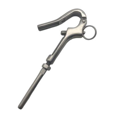 قیمت خوب Stainless Steel AISI316 Quick Release Pelican Hook With Swage End And State Of The Art آنلاین