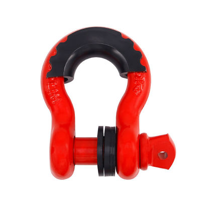 قیمت خوب Galvanized Heavy Duty Tow Hook High Strength Bolt Type Bow Shackle with Screw Pin آنلاین