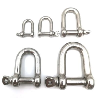 قیمت خوب Stainless Steel Screw Pin D Shackles آنلاین