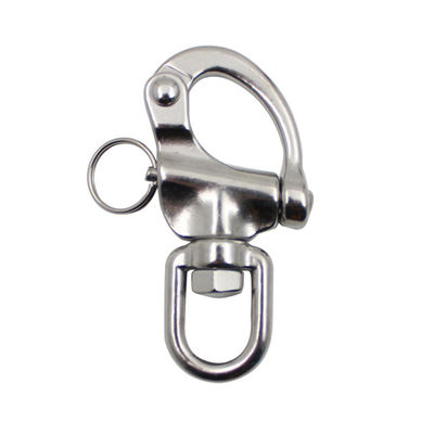 قیمت خوب Marine Grade Stainless Steel Swivel Snap Shackle with Polished Surface and Durability آنلاین