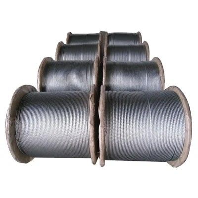 4- رشته های چرخیدن مقاوم سیم فولادی طناب فولادی ویژه سرد رویت تحمل ± 1٪