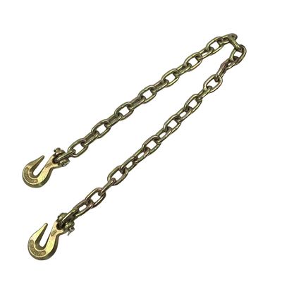 قیمت خوب Galvanized G70 Binder Steel Link Chain Forged Clevis Grab Hooks 20Mn2 Metal Link Chain آنلاین