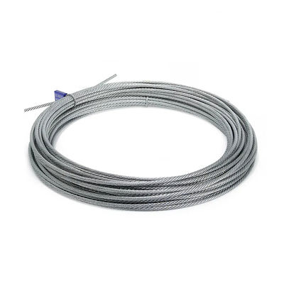 قیمت خوب طناب فولادی گالوانیزه 6x7 FC استاندارد AiSi، قوی و محکم برای هر کاربردی آنلاین