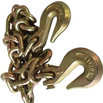 قیمت خوب 2t Working Load Limit Zinc Plated G70 Binder Chain With 2 Clevis Grab Hook Guaranteed آنلاین