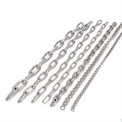 قیمت خوب Long Service Life Customized DIN763 766 304 316 Stainless Steel Link Chain for Lifting آنلاین