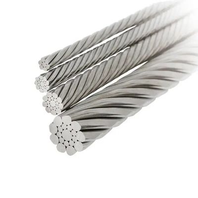 قیمت خوب سیم بکسل فولادی ضد زنگ 6X19 IWRC قطر 5-30 میلی متر تولید آسانسور غیر آلیاژی آنلاین