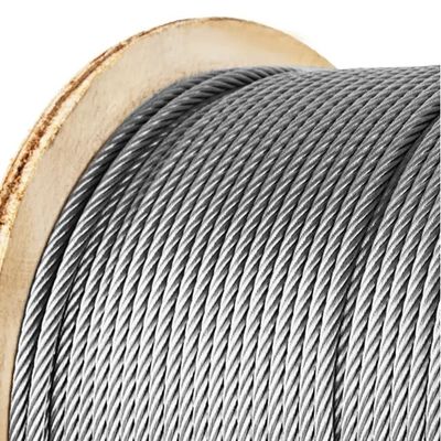 قیمت خوب 7x19 316 3mm طناب فولادی ضد زنگ آبی رشته ای دریایی برای لامپ آویز ساخته شده است آنلاین