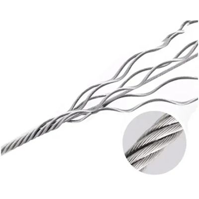 قیمت خوب 1x12 7x19 7x7 1x19 1.5mm 19mm 28mm 32mm 304 316 برای هواپیما طناب فولادی ضد زنگ آنلاین