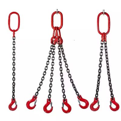 قیمت خوب 48kN Test Load G80 2 Legs Chain Sling for Durable and Versatile Lifting Needs آنلاین