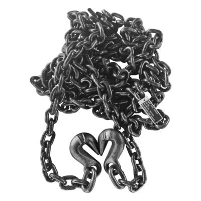 قیمت خوب Secure Your Cargo with G80 Black Oxide Tie Down Chain Featuring Welding Hooks آنلاین