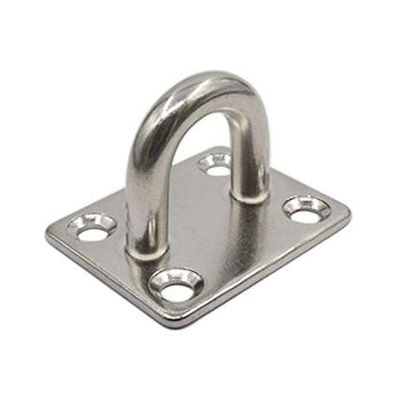 قیمت خوب Rustproof Stainless Steel Square Eye Plate For Door Clasp And Wall Mount Hanging آنلاین