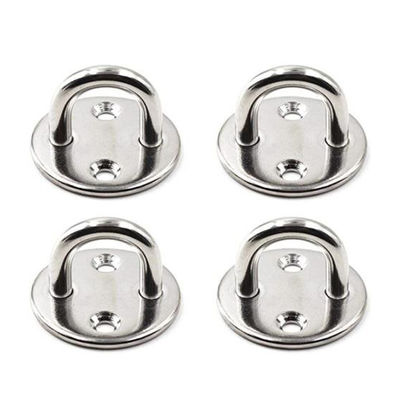 قیمت خوب صفحه چشم گرد از فولاد ضد زنگ گالوانیزه برای قفل درب و دیوار نصب آویزان آنلاین