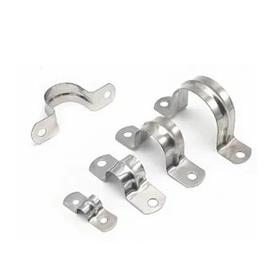 قیمت خوب Stainless Steel Plumbing Pipe Saddle Clip Bracket With Polish Finish آنلاین