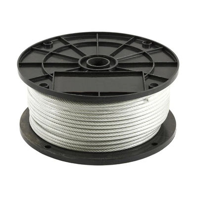 قیمت خوب طناب سیم گالوانیزه فولادی بدون آلیاژ 6*12 6*7 6*19*6*37 با آلیاژ آنلاین